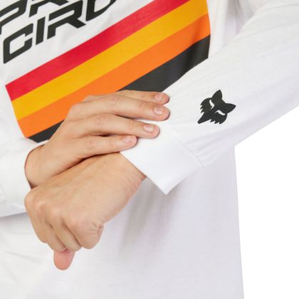 Maglietta maniche lunghe Fox PRO CIRCUIT - Bianco
