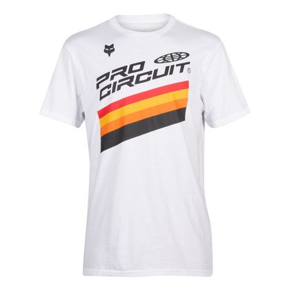 T-Shirt manches courtes Fox PRO CIRCUIT - Blanc Ref : FX4252-C758 