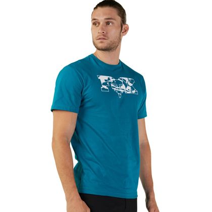 Camiseta de manga corta Fox CIENEGA - Azul / Negro