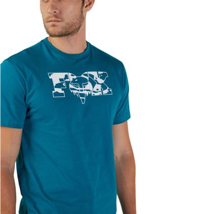 T-Shirt manches courtes Fox CIENEGA - Bleu / Noir