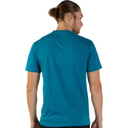 T-Shirt manches courtes Fox WITHERED - Bleu / Noir