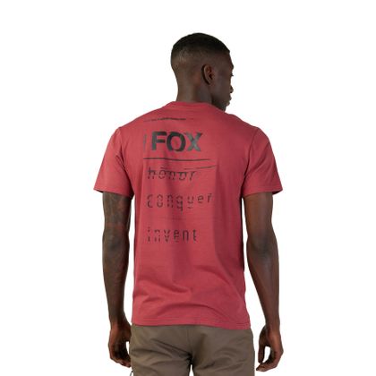 T-Shirt manches courtes Fox INVENT TOMOROW - Rouge