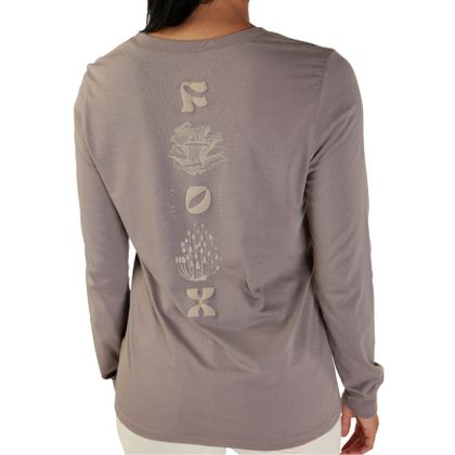 Fox WOMEN SENSORY T-Shirt mit langen Ärmeln - Braun