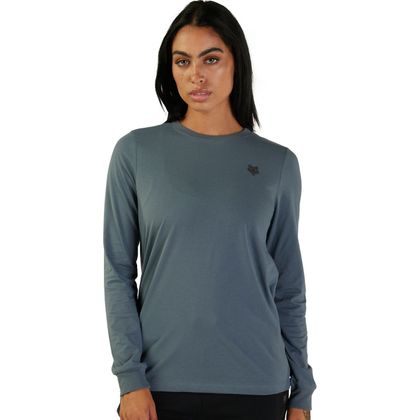 Fox WOMEN FADED OUT T-Shirt mit langen Ärmeln - Grau Ref : FX4303 