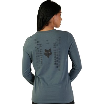 Fox WOMEN FADED OUT T-Shirt mit langen Ärmeln - Grau