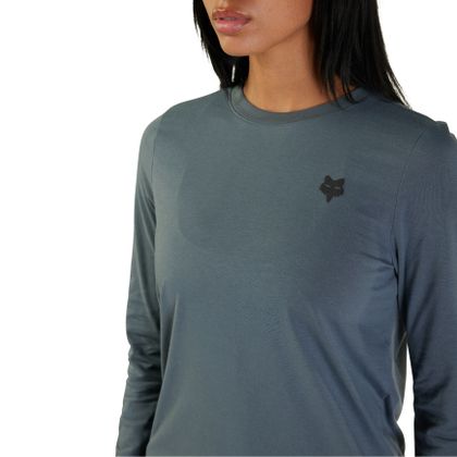 Fox WOMEN FADED OUT T-Shirt mit langen Ärmeln - Grau