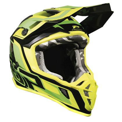 Casco de motocross Progrip 3180 verde/amarillo 2021