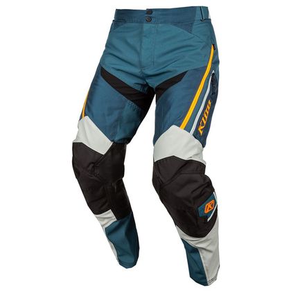 pantalones de enduro KLIM DAKAR IN-THE-BOOT 2023 - Azul / Naranja Ref : KLI0379 