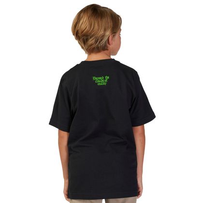 T-Shirt manches courtes Fox YOUTH ATLAS - Noir