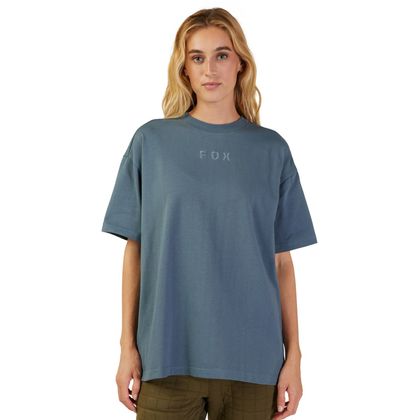 T-Shirt manches courtes Fox WOMEN WORDMARK OS - Gris Ref : FX4321 