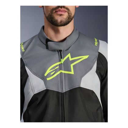 Blouson Moto Alpinestars T-JAWS V4 WATERPROOF - Noir / Gris