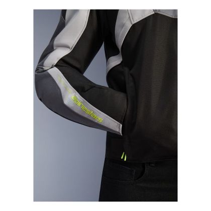 Blouson Moto Alpinestars T-JAWS V4 WATERPROOF - Noir / Gris
