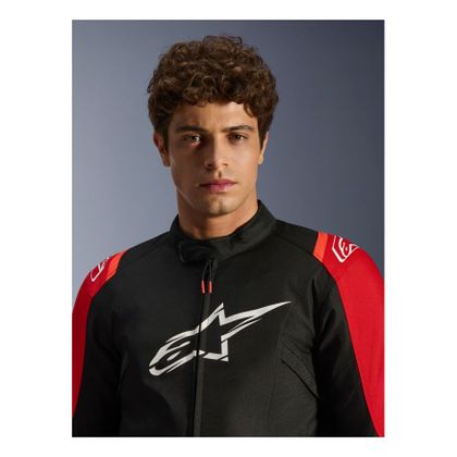 Blouson Moto Alpinestars T-SPS V2 WATERPROOF - Noir / Rouge