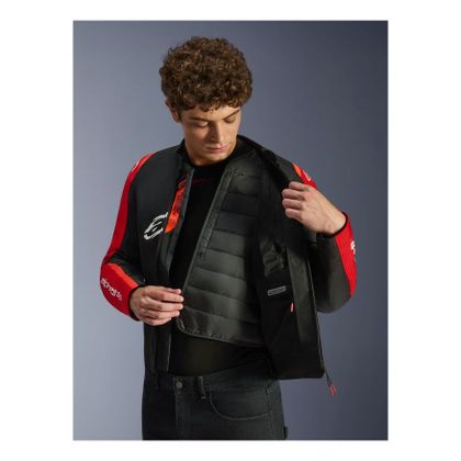 Blouson Moto Alpinestars T-SPS V2 WATERPROOF - Noir / Rouge