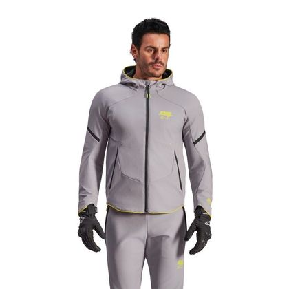 Alpinestars AEROSHELL WATERPROOF Motorjas - Grijs / Geel