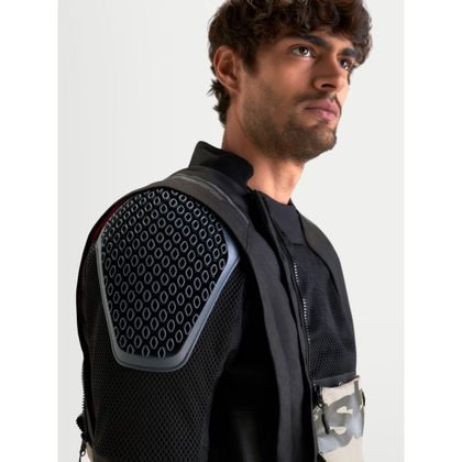 Blouson Moto Alpinestars HALO V2 DRYSTAR® - TECH-AIR® COMPATIBLE - Blanc / Marron