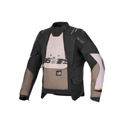 Blouson Moto Alpinestars HALO V2 DRYSTAR® - TECH-AIR® COMPATIBLE - Blanc / Marron Ref : AP4362 