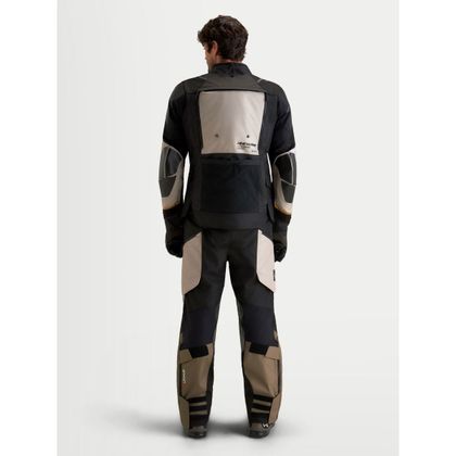 Blouson Moto Alpinestars HALO V2 DRYSTAR® - TECH-AIR® COMPATIBLE - Blanc / Marron