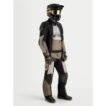 Blouson Moto Alpinestars HALO V2 DRYSTAR® - TECH-AIR® COMPATIBLE - Blanc / Marron