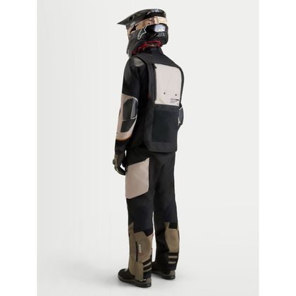 Blouson Moto Alpinestars HALO V2 DRYSTAR® - TECH-AIR® COMPATIBLE - Blanc / Marron