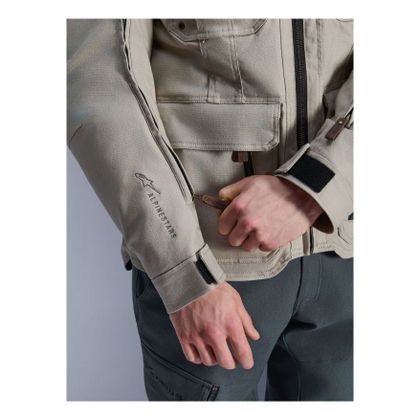 Alpinestars BORREGO DRYSTAR Motorjas - Grijs / Zwart
