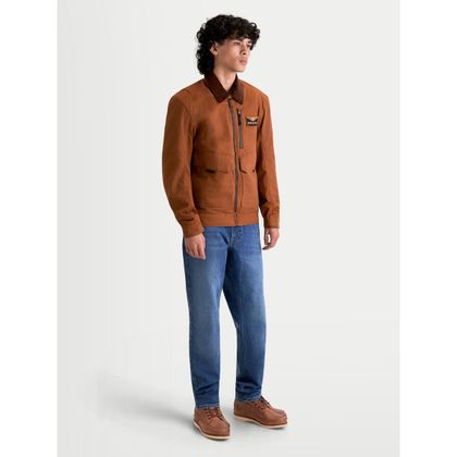 Veste Moto Alpinestars MUSTANG WATERPROOF® - Marron