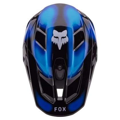 Casco de motocross Fox V3 VOLATILE 2024 - Negro / Azul