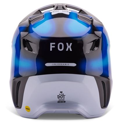 Casco de motocross Fox V3 VOLATILE 2024 - Negro / Azul