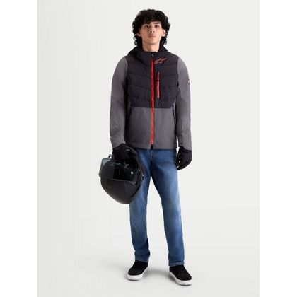 Motorcykeljacka Alpinestars THERMA-TECH WATERPROOF® - Svart / Grå