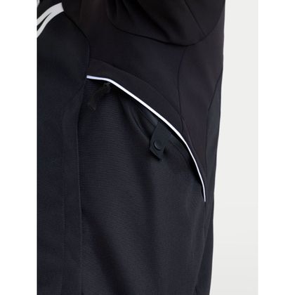 Blouson Moto Alpinestars ZACA WATERPROOF V2 - Noir / Blanc