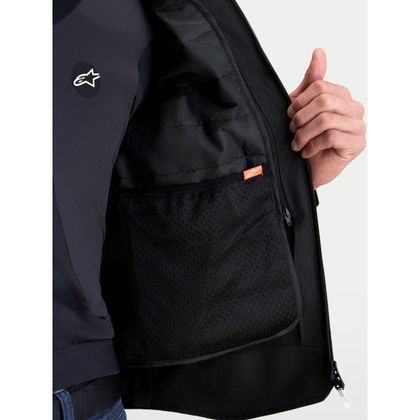 Blouson Moto Alpinestars ZACA WATERPROOF V2 - Noir / Blanc