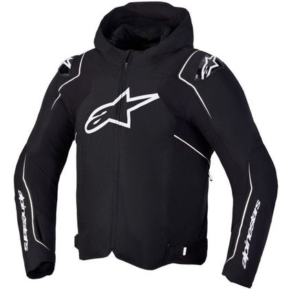 Bunda na motorku Alpinestars ZACA WATERPROOF V2 - Černá / Bílá Ref: AP4324 