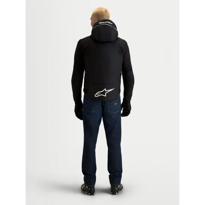 Blouson Moto Alpinestars ZACA WATERPROOF V2 - Noir / Blanc