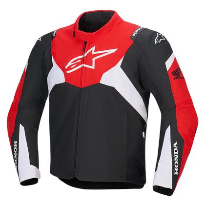 Alpinestars HONDA T-JAWS V4 WATERPROOF Motorradjacke - Schwarz / Rot Ref : AP4319 