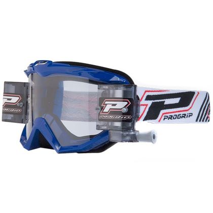 Gafas de motocross Progrip ATZAKI Roll-Off 3201RO azul 2021 - Azul