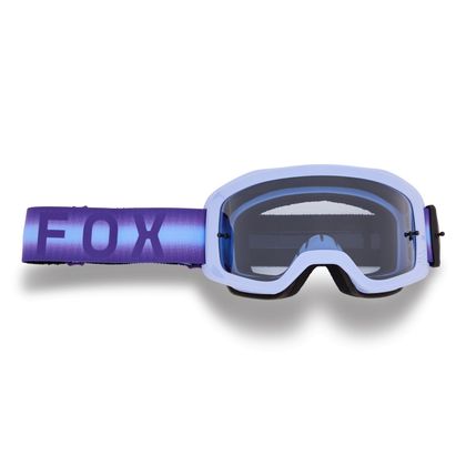 Masque cross Fox MAIN INTERFERE GOGGLE - SMOKE 2024 - Violet / Blanc Ref : FX4600 / 32026-053-OS 