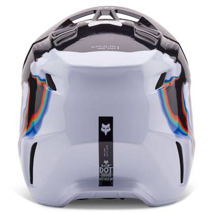Fox V3 RS SCANS 2024 Cross-Helm - Weiß / Schwarz