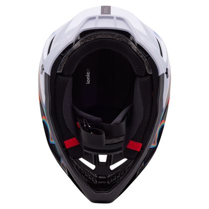 Fox V3 RS SCANS 2024 Cross-Helm - Weiß / Schwarz