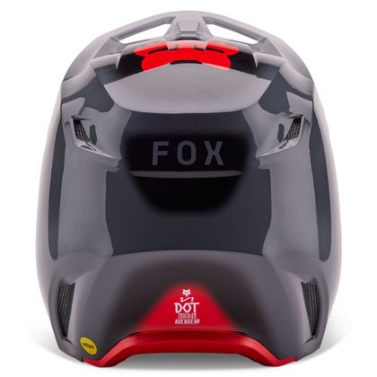 Casque cross Fox V1 INTERFERE 2024 - Gris / Rojo
