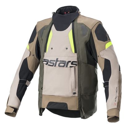Jachetă Moto Alpinestars HALO DRYSTAR - COMPATIBIL CU TECH-AIR® - Verde / Verde Ref: AP12613 