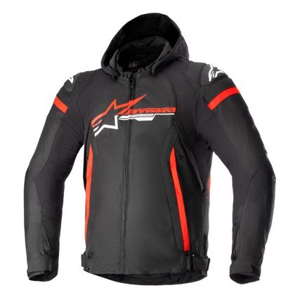 Alpinestars ZACA WATERPROOF Motorradjacke - Schwarz / Rot Ref : AP12818 
