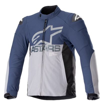 Blouson Alpinestars SMX WATERPROOF - Bleu / Gris Ref : AP12819 