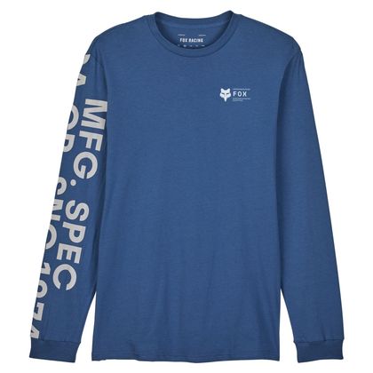 T-shirt manches longues Fox BARGE PREM LS TEE - Bleu Ref : FX4467 