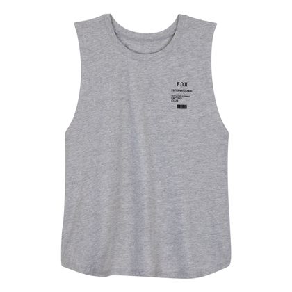 T-Shirt manches courtes Fox WOMAN NUMERICAL BIKER TANK - Grigio Ref : FX4539 