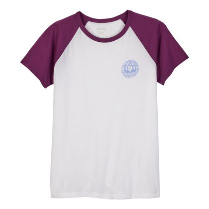 T-Shirt manches courtes Fox WOMAN NEXT LEVEL SS RAGLAN TEE - Blanco Ref : FX4541 