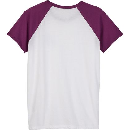 T-Shirt manches courtes Fox WOMAN NEXT LEVEL SS RAGLAN TEE - Blanco