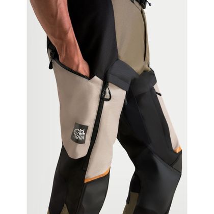 Pantalon Moto Alpinestars HALO V2 DRYSTAR® - Blanc / Marron