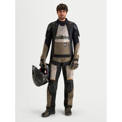 Pantalon Moto Alpinestars HALO V2 DRYSTAR® - Blanc / Marron