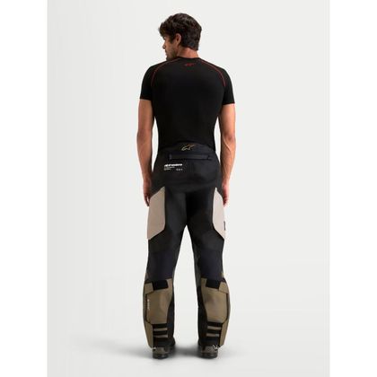 Pantalon Moto Alpinestars HALO V2 DRYSTAR® - Blanc / Marron