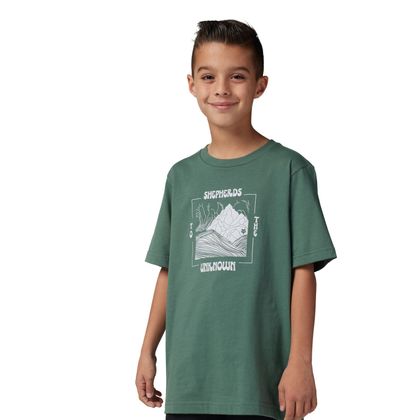 T-Shirt manches courtes Fox YOUTH SHEPHERDS PREM SS TEE - Verde